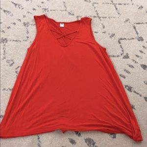 Cross cross tank top